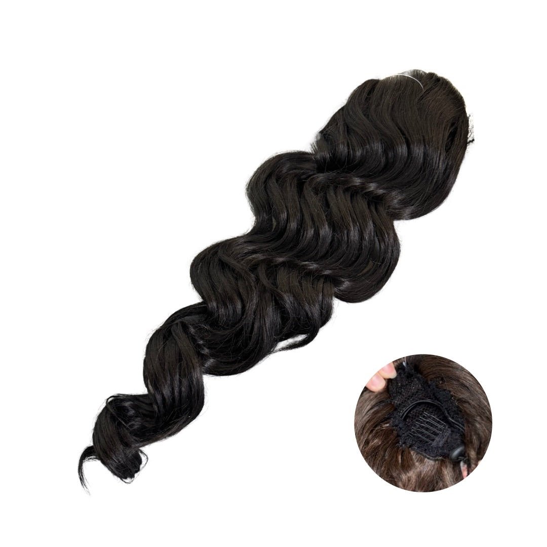 IdaCharlotta Beauty Loose Wave Kuituhiusponinhäntä 70cm - Kuituhiukset.fi