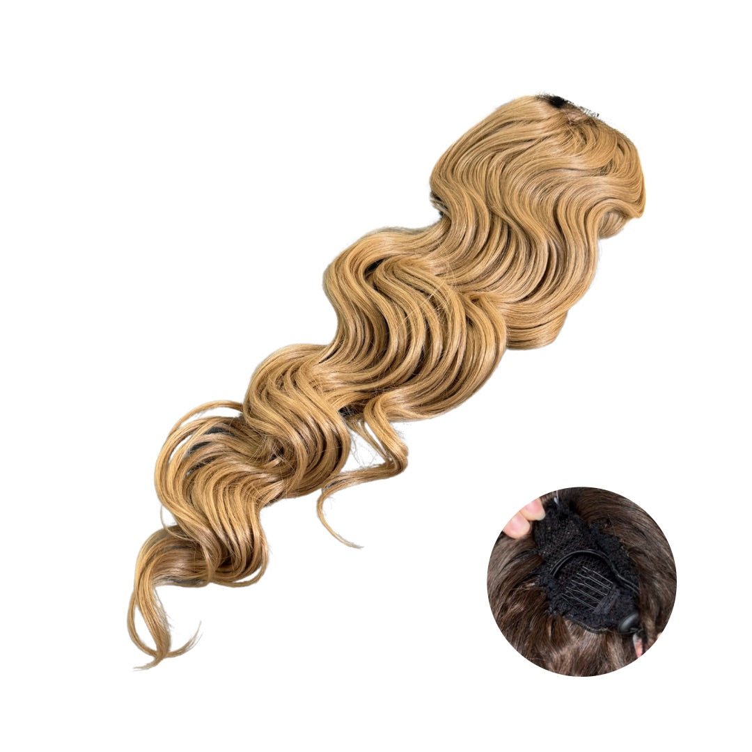 IdaCharlotta Beauty Loose Wave Kuituhiusponinhäntä 70cm - Kuituhiukset.fi