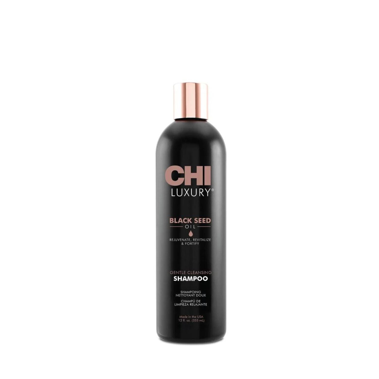 CHI Luxury Black Seed Oil Gentle Cleansing Shampoo 355ml - Kuituhiukset.fi